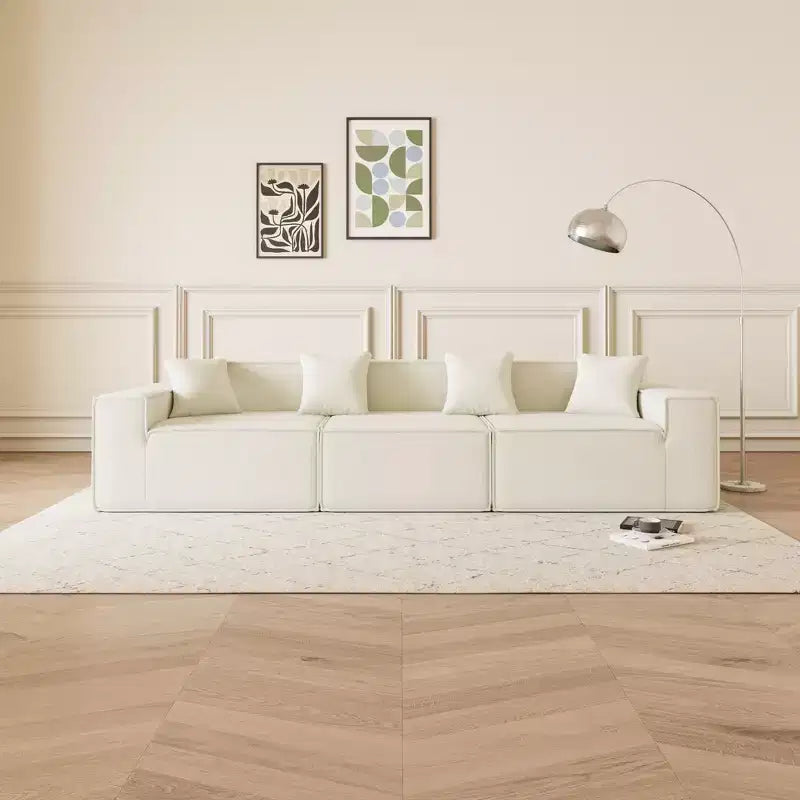 Divano sezionale a L in velluto grigio, chaise longue reversibile, 5 posti, 2 pezzi