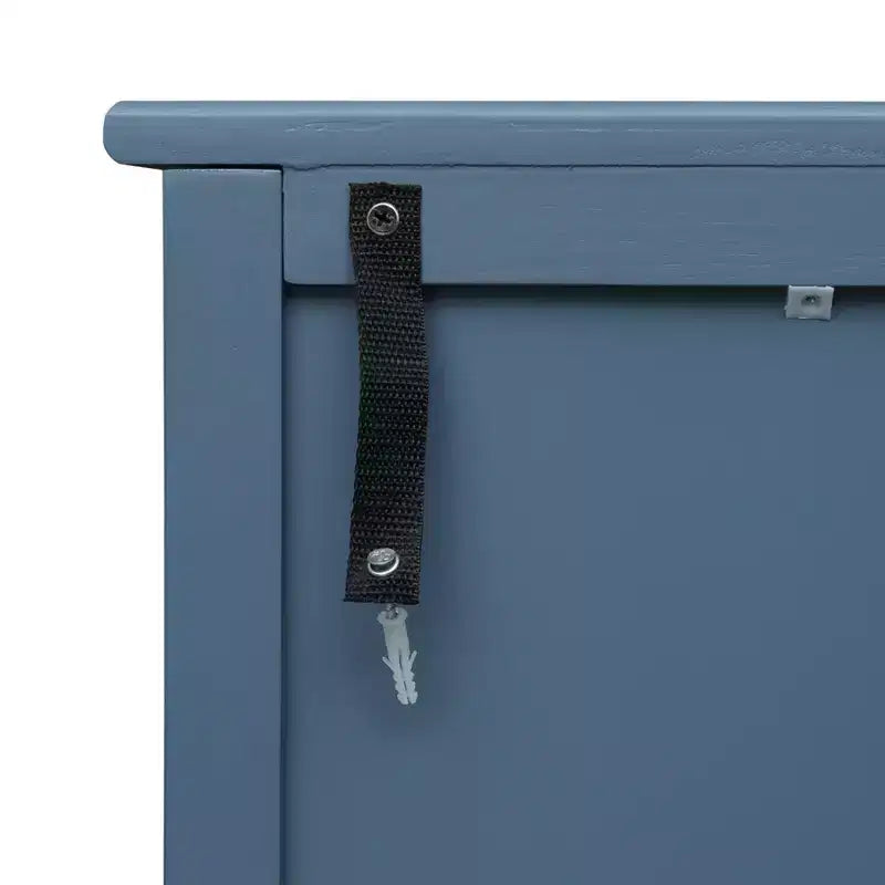 Mobile Contenitore a 3 Cassetti in Legno Marrone, Singolo