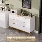 Cassettiera a 7 cassetti in legno e metallo, bianco/nero, per 1 persona