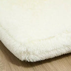 Divano letto pieghevole, 2 posti, imbottito in schiuma, bianco crema/grigio chiaro