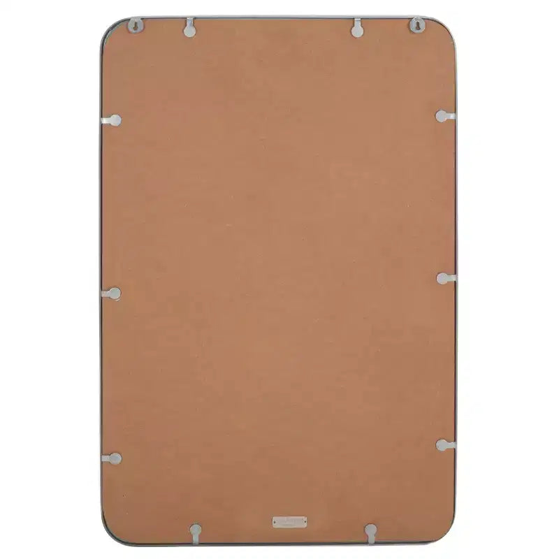 Specchio da parete rettangolare con cornice cromata, 24" x 36", singolo