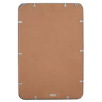 Specchio da parete rettangolare con cornice cromata, 24" x 36", singolo