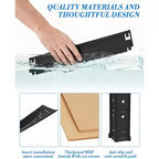Scaffale a 3 ripiani regolabili in acciaio cromato, autoportante, montaggio da 1-2 persone
