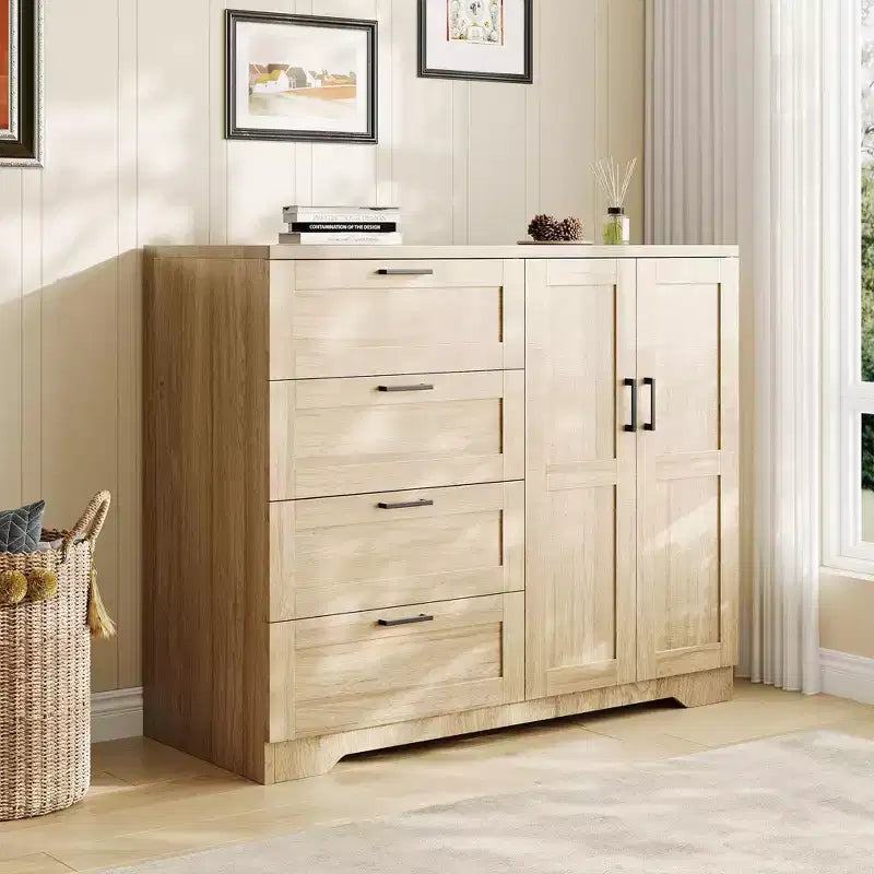 Armadio a 2 ante, bianco/legno, singolo