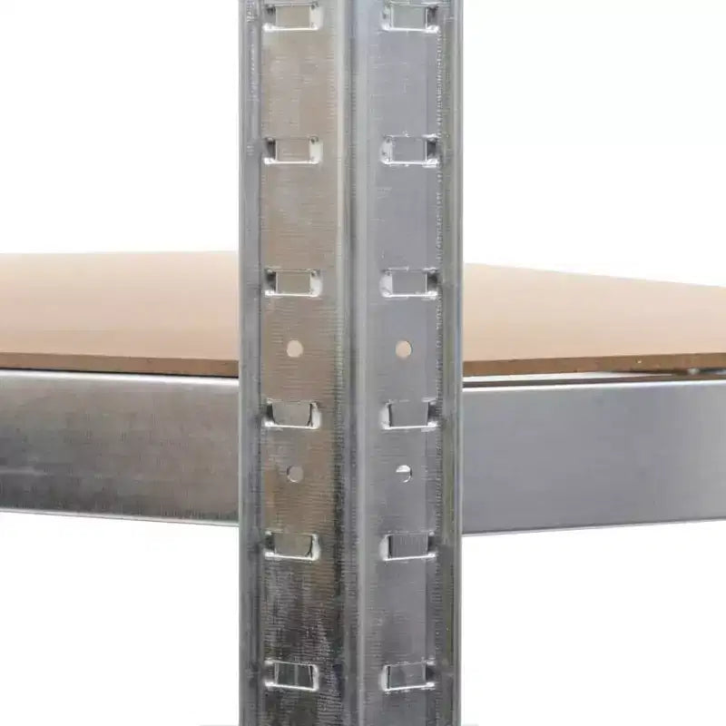 Scaffale portaoggetti a 5 ripiani, argento, set da 5