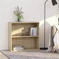 Mobile libreria a muro Sonoma Oak, 2 ripiani, legno ingegnerizzato, assemblaggio per 1 persona
