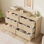 Cassettiera a 6 cassetti, Nero/Noce/Bianco/Color Legno, Legno, Singola
