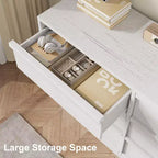 Cassettiera a 6 cassetti, Nero/Noce/Bianco/Color Legno, Legno, Singola