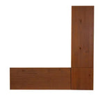 Set da pranzo Linon Tobin Backless Nook Nero/Noce