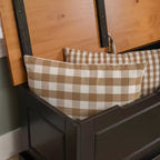 Set da pranzo Linon Tobin Backless Nook Nero/Noce
