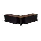 Set da pranzo Linon Tobin Backless Nook Nero/Noce