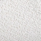 Letto a piattaforma basso con testiera curva in bouclé Noce, per 1 persona