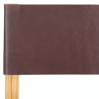 Sgabello da bancone in cognac o pelle bianca, senza braccioli, schienale basso con poggiapiedi, 1 posto